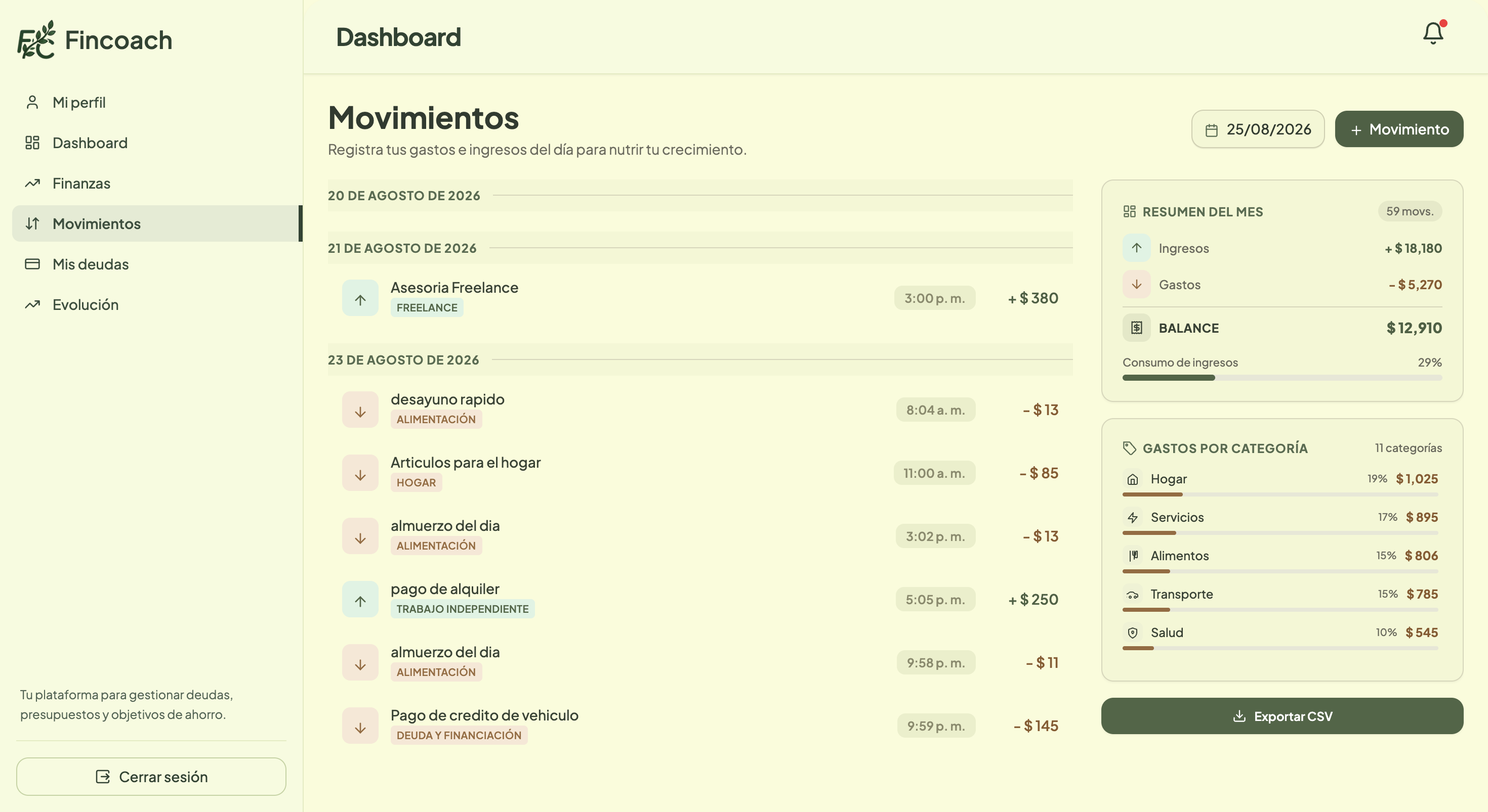 FinCoach - Asistente Inteligente de Salud Financiera-imagen2