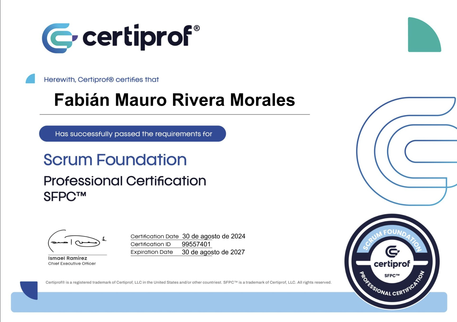 Scrum Foundation Professional Certificate (SFPC™)